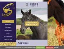 Tablet Screenshot of centre-equitation-34.com